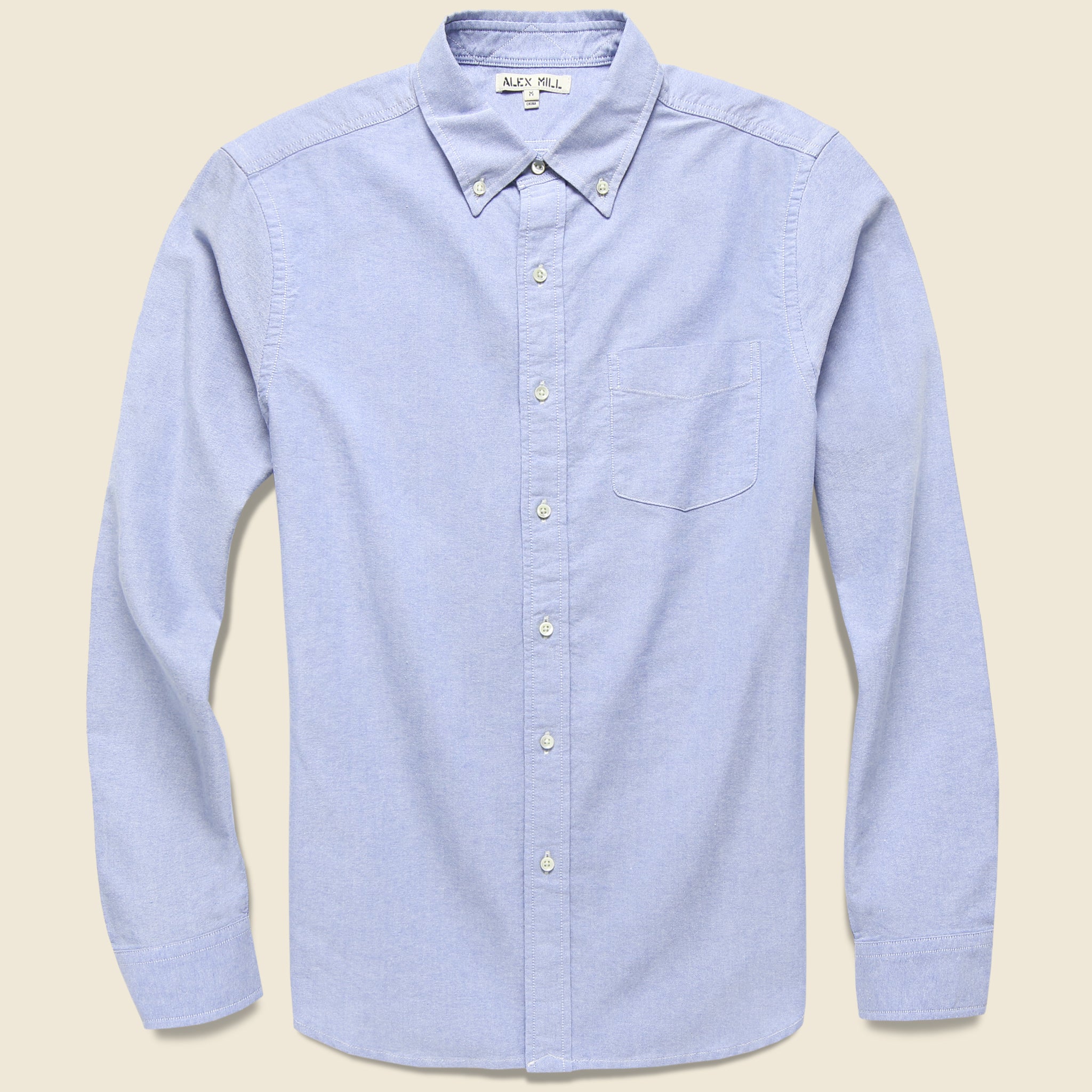 Alex Mill - L/S Overdyed Oxford Shirt, SS19 - Alex Mill - STAG Provisions - Tops - L/S Woven - Solid