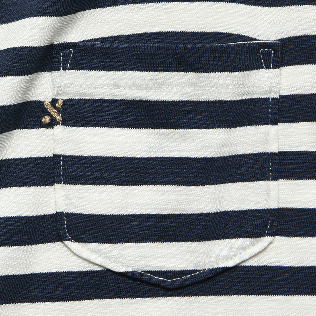 Even Stripe Tee - White/Navy - Alex Mill - STAG Provisions - Tops - S/S Tee