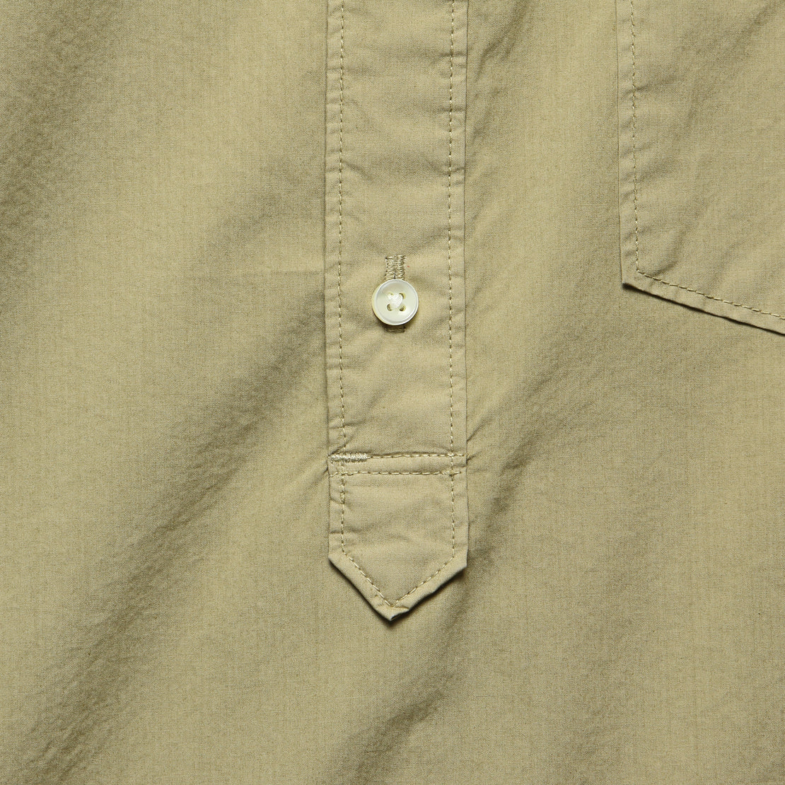 Paper Poplin Popover Shirt - Vintage Khaki - Alex Mill - STAG Provisions - Tops - S/S Woven - Solid