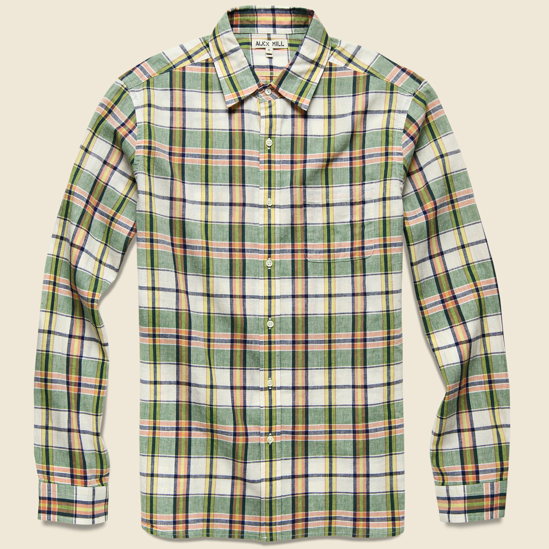 Alex Mill Alex Mill - L/S Cotton/Linen Spring Shirt, SS19