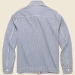 Railroad Stripe Work Jacket - Hickory Indigo - Alex Mill - STAG Provisions - Outerwear - Coat / Jacket