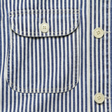 Railroad Stripe Work Jacket - Hickory Indigo - Alex Mill - STAG Provisions - Outerwear - Coat / Jacket