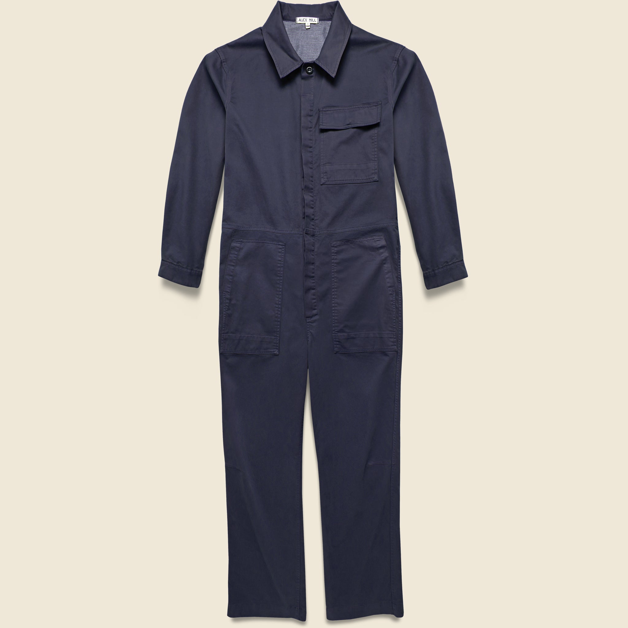 Chino Field Jumpsuit - Dark Navy - Alex Mill - STAG Provisions - Pants - Jumpsuit
