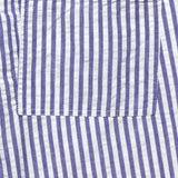 Seersucker Wide Stripe Saturday Shorts - Blue/White - Alex Mill - STAG Provisions - Shorts - Striped