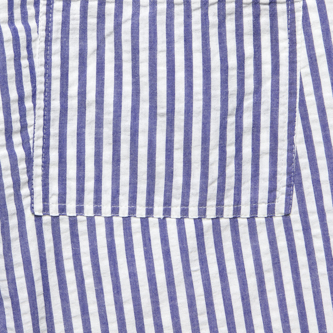 Seersucker Wide Stripe Saturday Shorts - Blue/White - Alex Mill - STAG Provisions - Shorts - Striped
