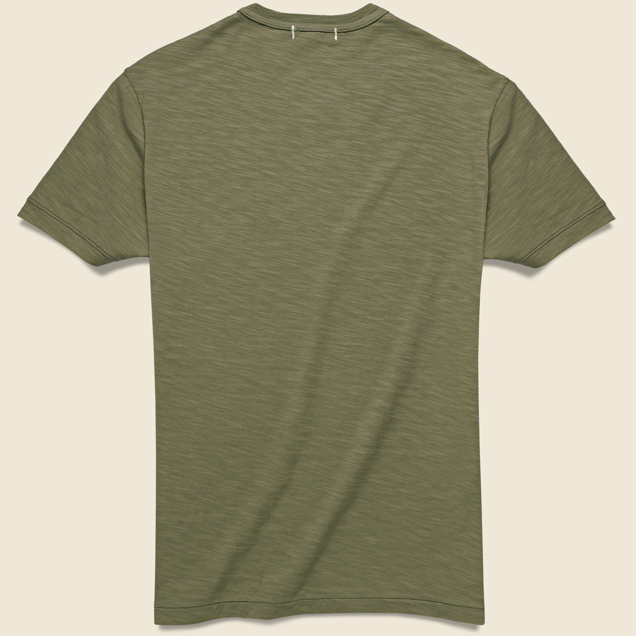 
                          Standard Crew Tee - Deep Olive - Alex Mill - STAG Provisions - Tops - S/S Tee
                        