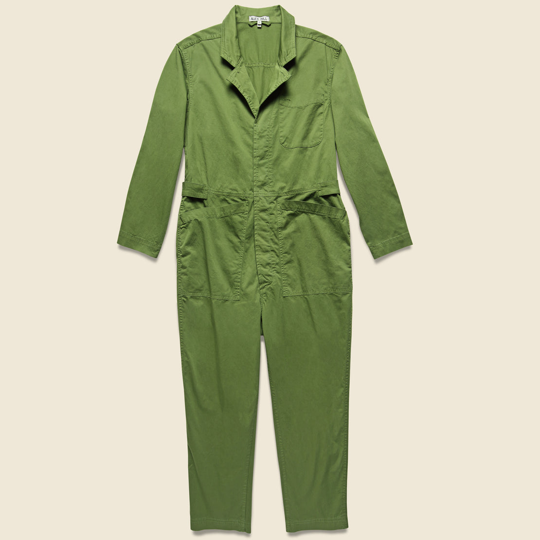 Alex Mill Cotton Jumpsuit - Army Green