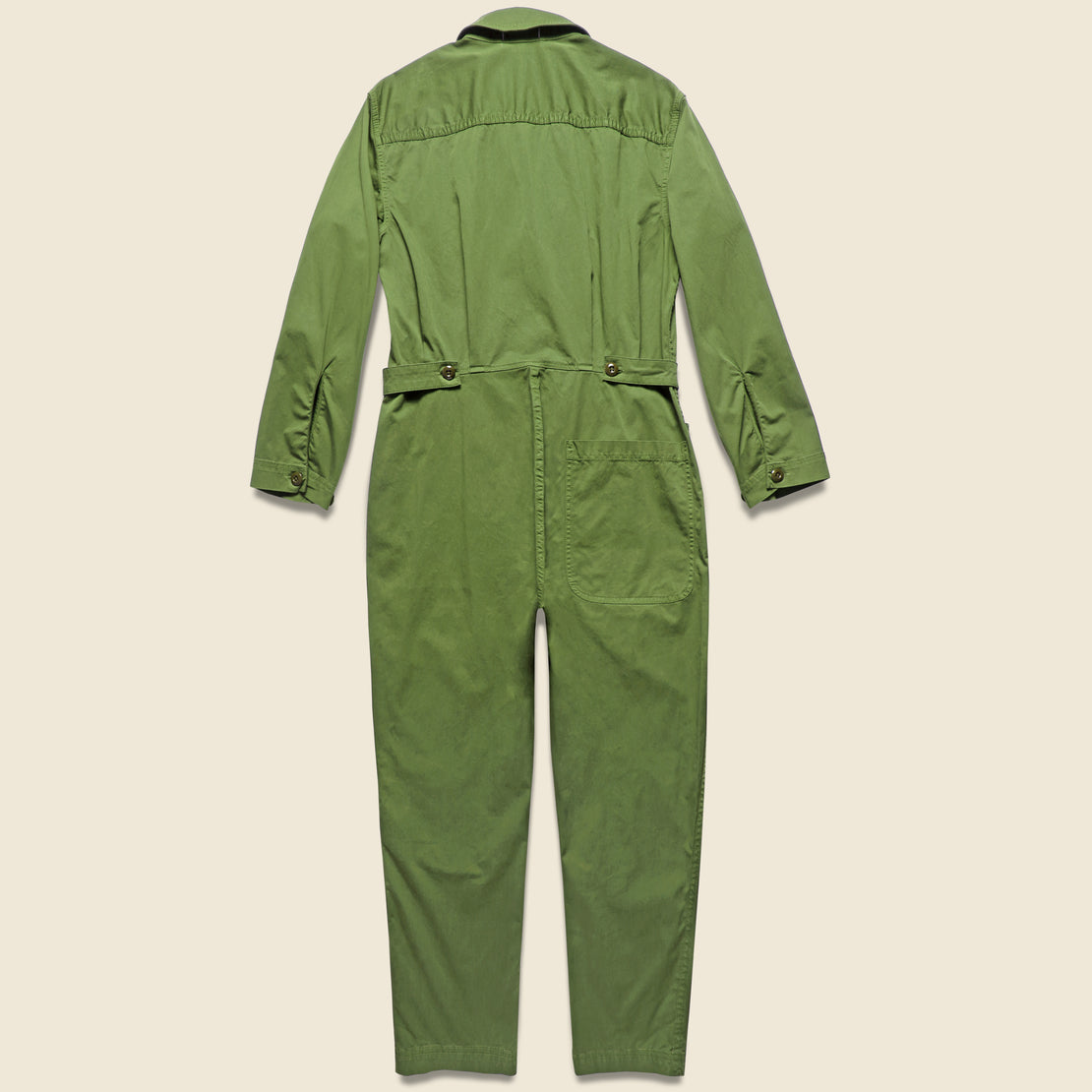 Cotton Jumpsuit - Army Green - Alex Mill - STAG Provisions - W - Onepiece - Jumpsuit