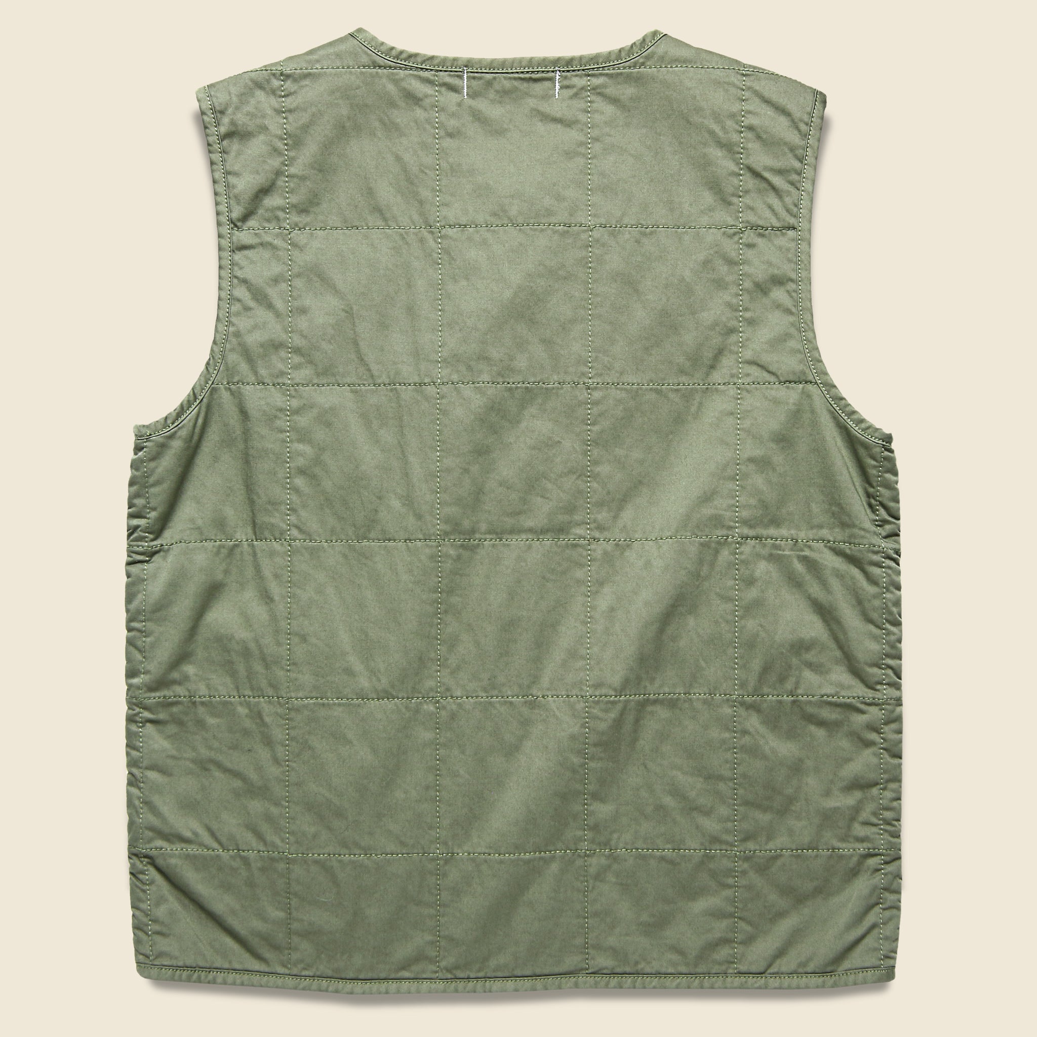 
                          Christopher Quilted Vest - Military Green - Alex Mill - STAG Provisions - W - Outerwear - Vest
                        