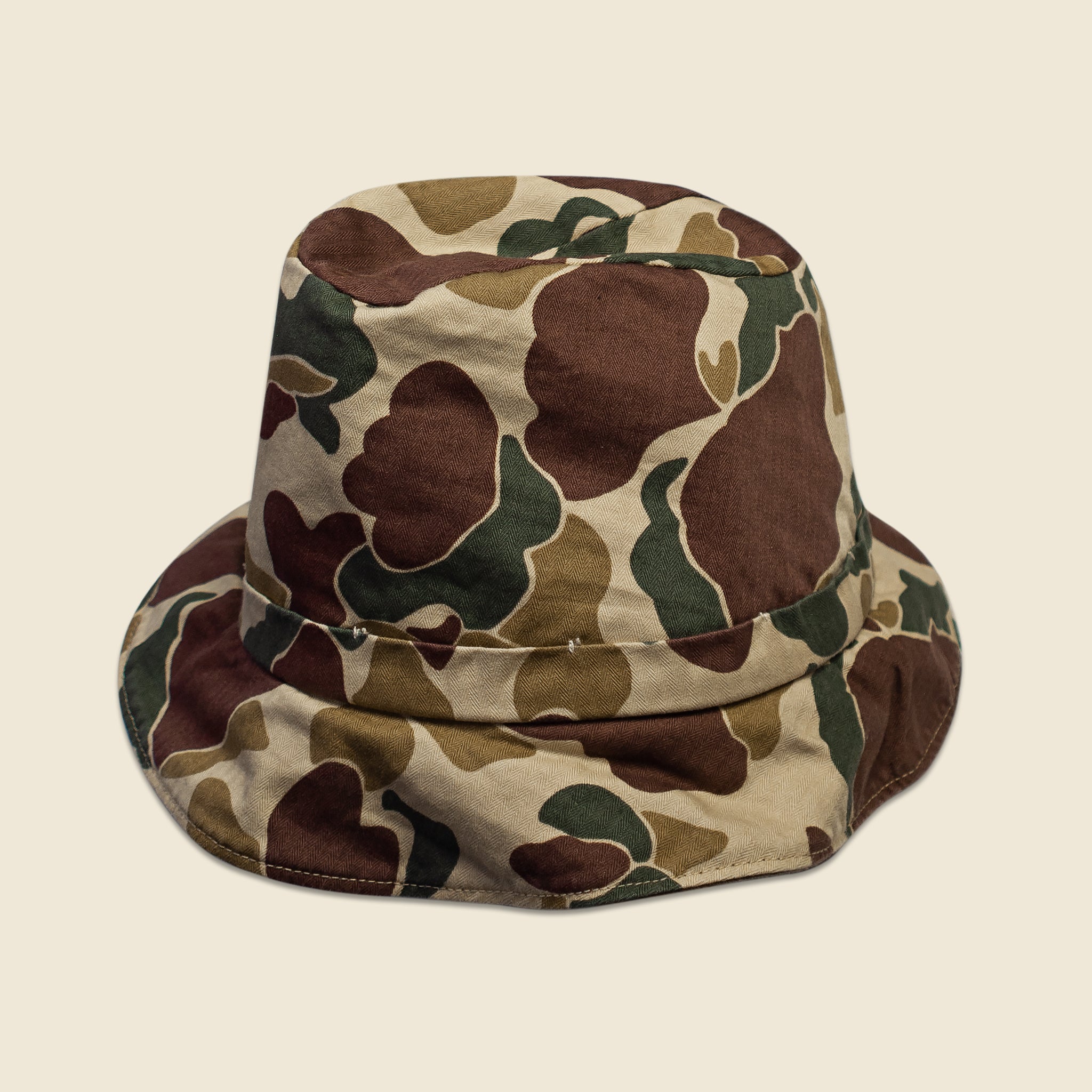 
                          Reversible Bucket Hat - Brown/Camo - Alex Mill - STAG Provisions - Accessories - Hats
                        