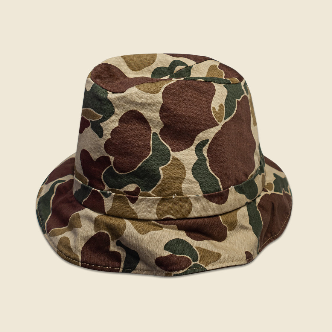Reversible Bucket Hat - Brown/Camo - Alex Mill - STAG Provisions - Accessories - Hats