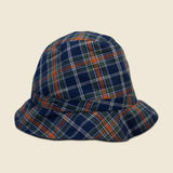 Reversible Bucket Hat - Navy/Plaid - Alex Mill - STAG Provisions - Accessories - Hats