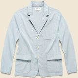 Striped Sack Jacket - Blue/White - Alex Mill - STAG Provisions - Outerwear - Coat / Jacket