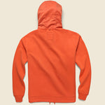 Fleece Popover Sweatshirt - Chili - Alex Mill - STAG Provisions - Tops - Fleece / Sweatshirt