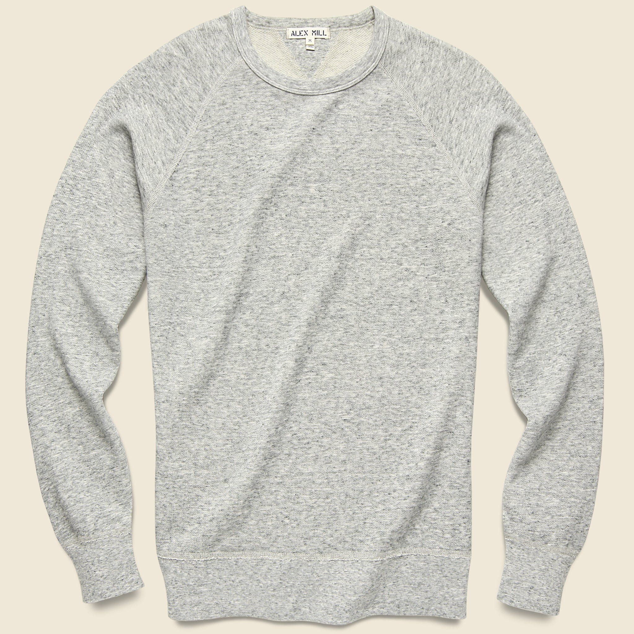 Standard Lightweight Sweatshirt - Heather Grey - Alex Mill - STAG Provisions - Tops - Fleece / Sweatshirt