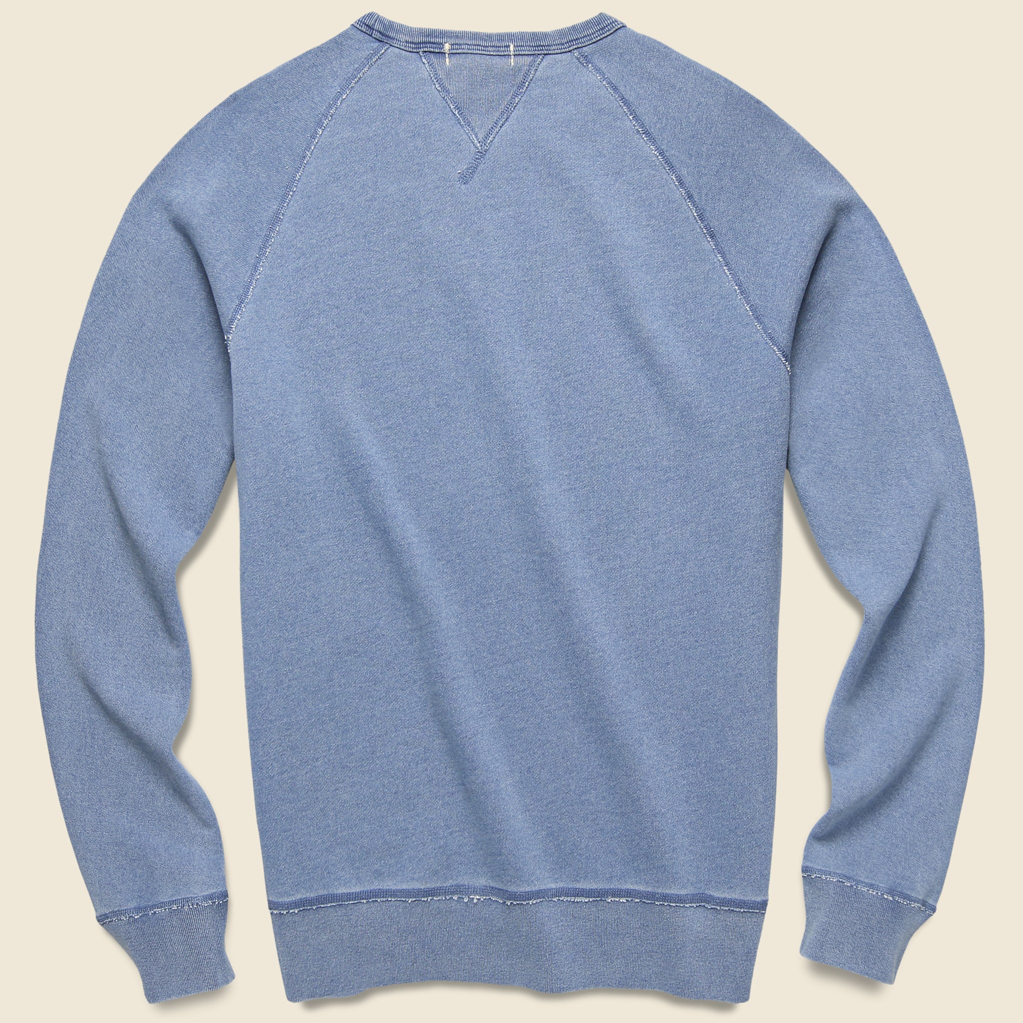 French Terry Sweatshirt - Light Indigo - Alex Mill - STAG Provisions - Tops - Fleece / Sweatshirt