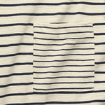 Mixed Stripe Pocket Tee - Canvas/Navy - Alex Mill - STAG Provisions - Tops - L/S Tee