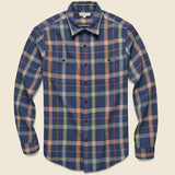 Check Chore Shirt - Blue/Red/Yellow - Alex Mill - STAG Provisions - Tops - L/S Woven - Plaid