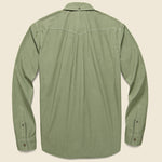 Garment Dyed Field Shirt - Military Green - Alex Mill - STAG Provisions - Tops - L/S Woven - Solid