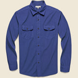 Garment Dyed Field Shirt - Navy - Alex Mill - STAG Provisions - Tops - L/S Woven - Solid