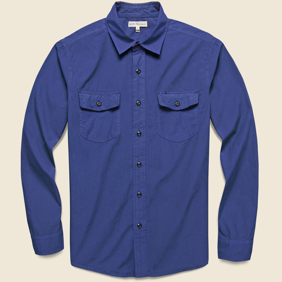 Alex Mill Garment Dyed Field Shirt - Navy