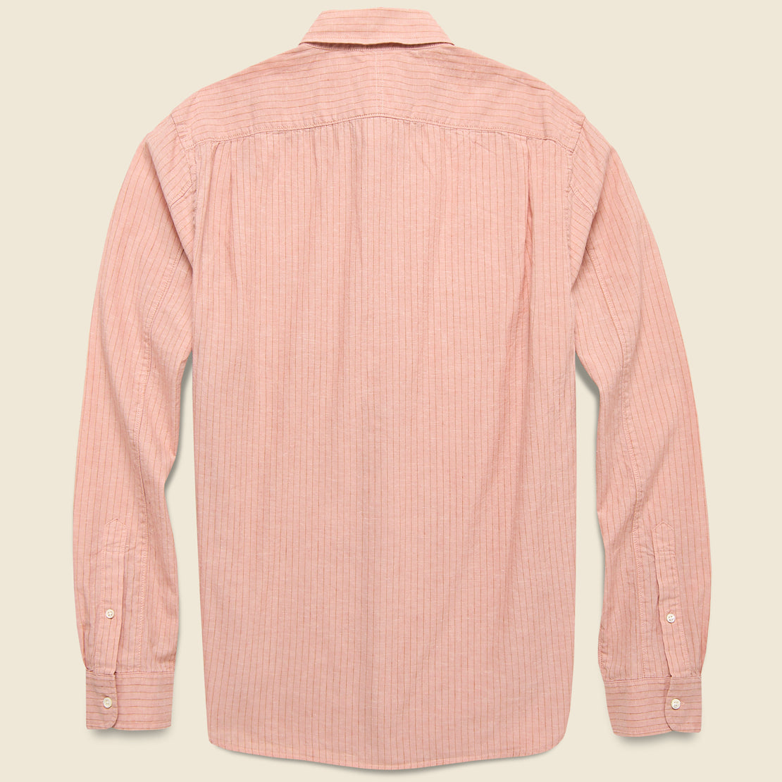 Cotton Linen Stripe Shirt - Pink - Alex Mill - STAG Provisions - Tops - L/S Woven - Stripe