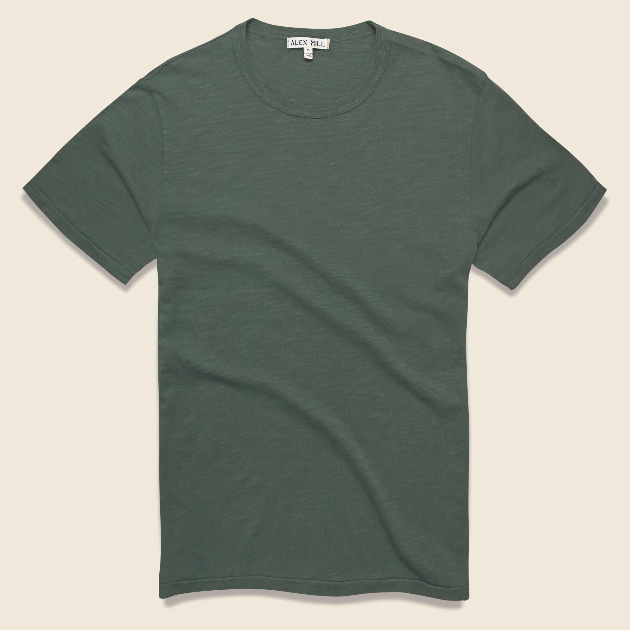 New Standard Crew Tee - Faded Spruce - Alex Mill - STAG Provisions - Tops - S/S Tee