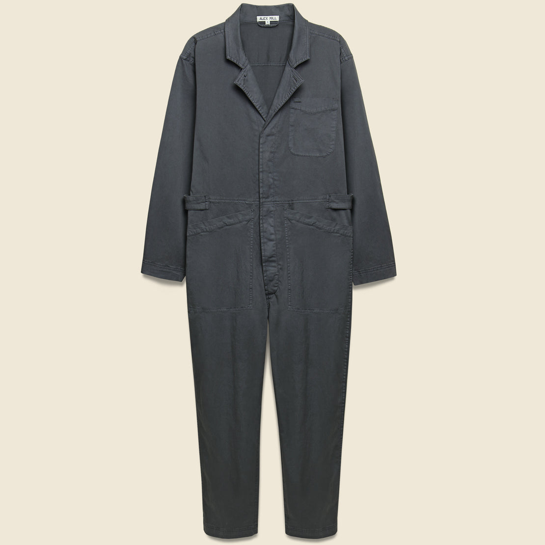 Alex Mill Standard Cotton Jumpsuit - Washed Black