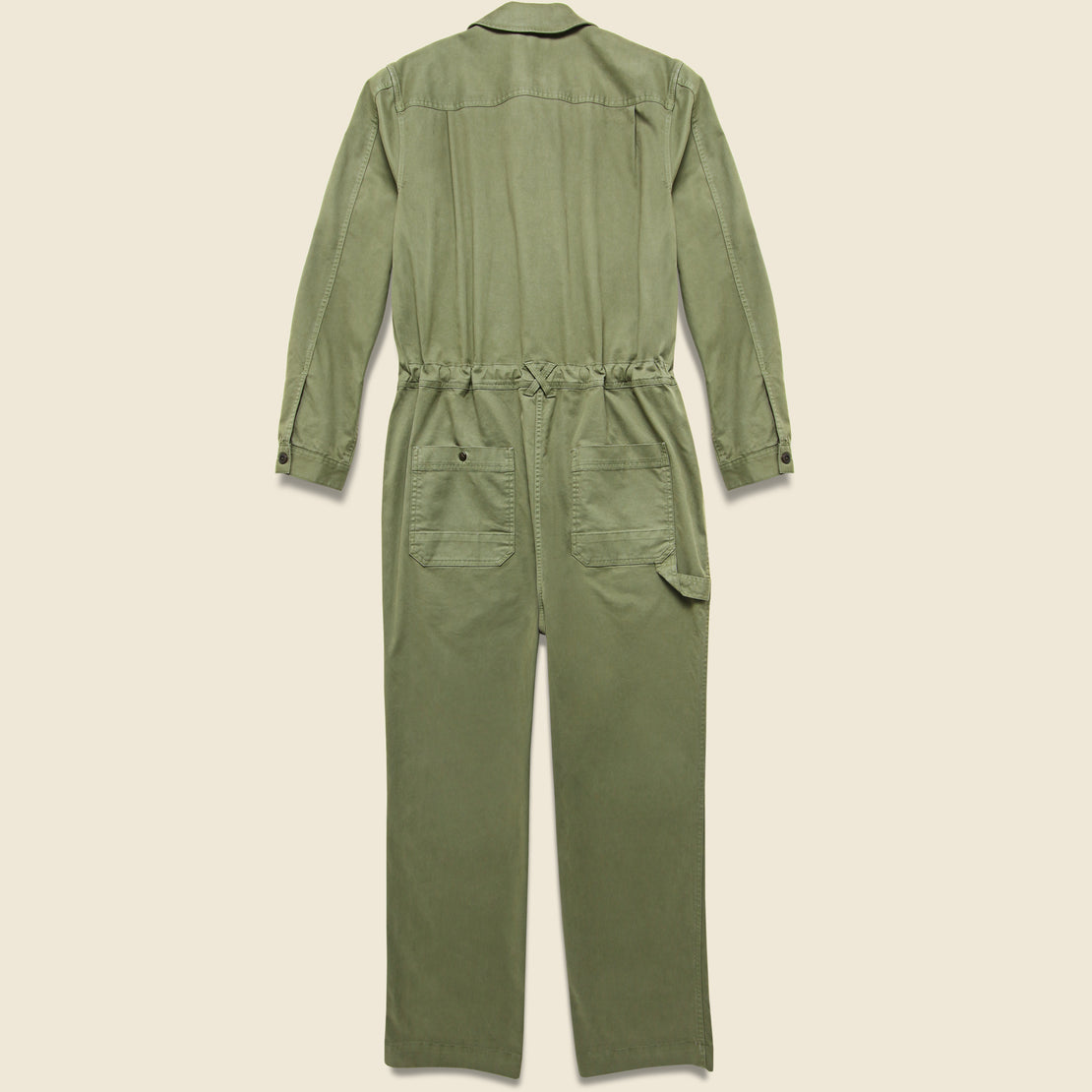 Unisex Chino Jumpsuit - Military Green - Alex Mill - STAG Provisions - Pants - Jumpsuit