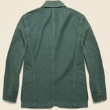 Double Twill Mill Blazer - Dark Spruce - Alex Mill - STAG Provisions - Suiting - Sport Coat