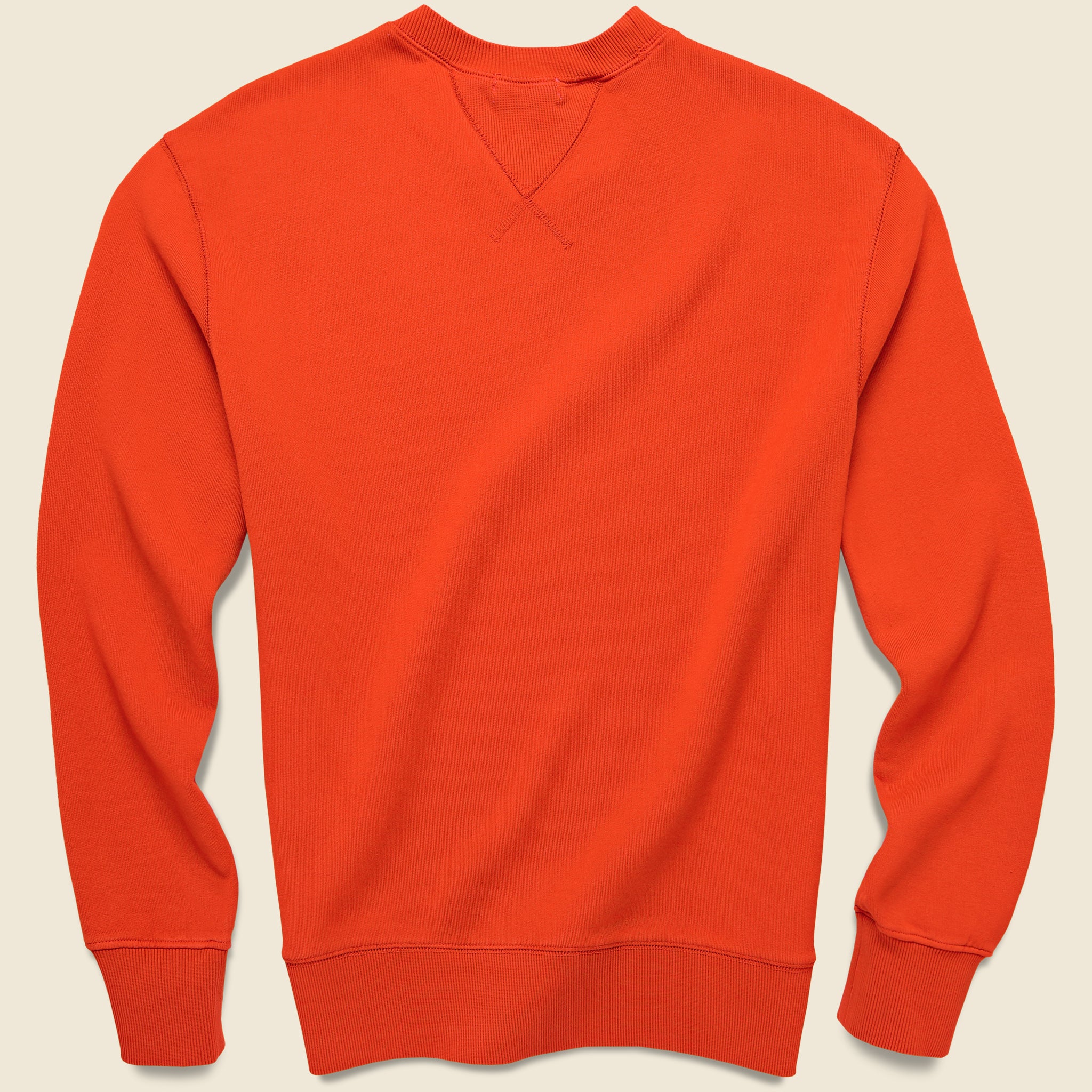 Crew Neck Sweatshirt - Chili - Alex Mill - STAG Provisions - Tops - Fleece / Sweatshirt
