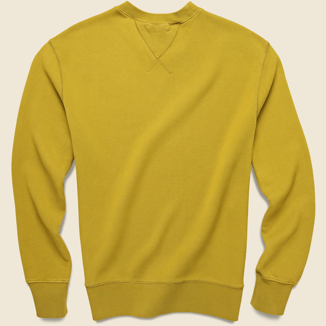 Crewneck Sweatshirt - Yellow Ochre - Alex Mill - STAG Provisions - Tops - Fleece / Sweatshirt