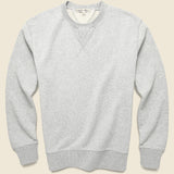 Garment Dyed Crewneck Sweatshirt - Heather Grey - Alex Mill - STAG Provisions - Tops - Fleece / Sweatshirt