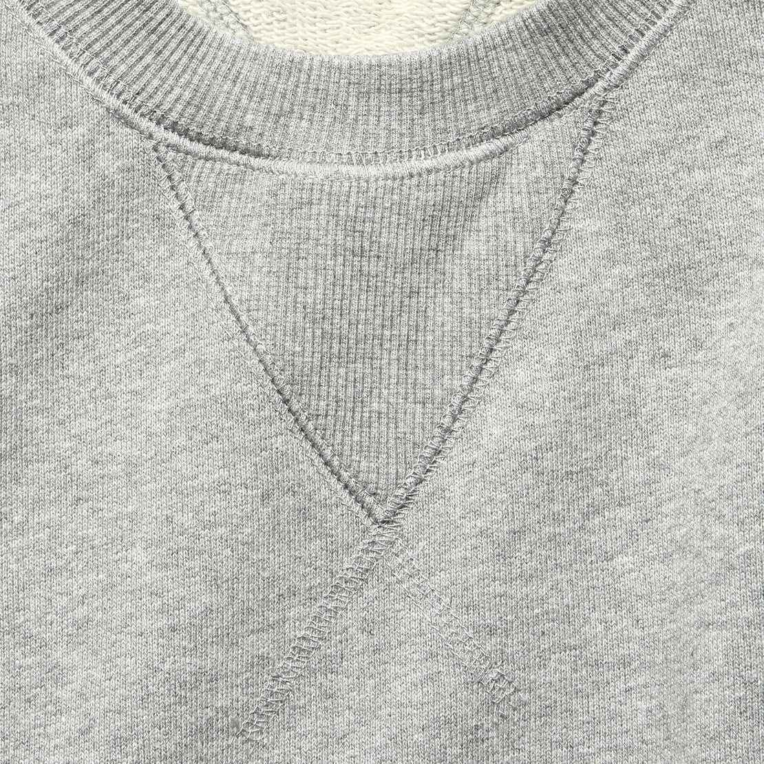 Garment Dyed Crewneck Sweatshirt - Heather Grey - Alex Mill - STAG Provisions - Tops - Fleece / Sweatshirt