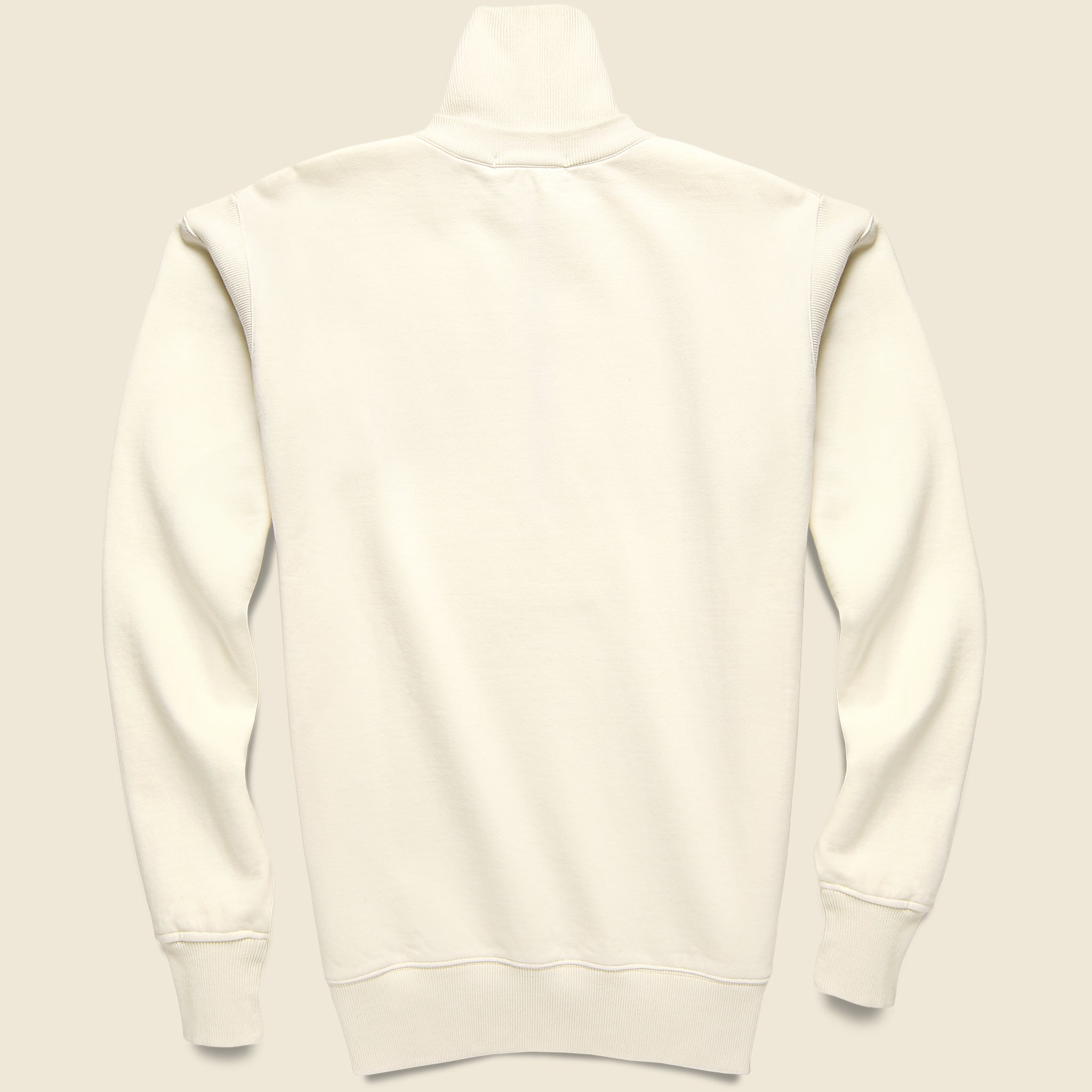 Half Zip Fleece - Natural - Alex Mill - STAG Provisions - Tops - Fleece / Sweatshirt