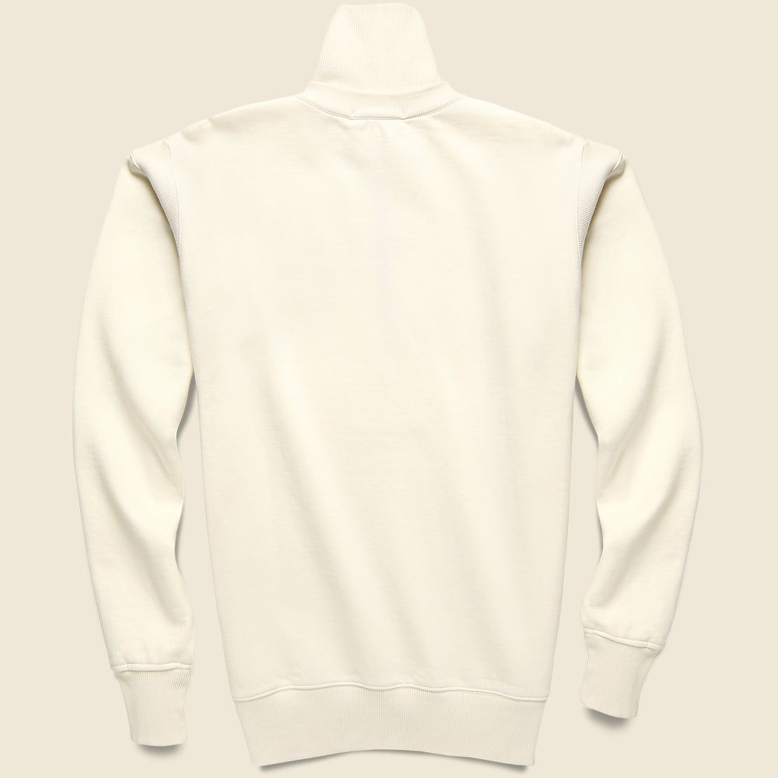 Half Zip Fleece - Natural - Alex Mill - STAG Provisions - Tops - Fleece / Sweatshirt