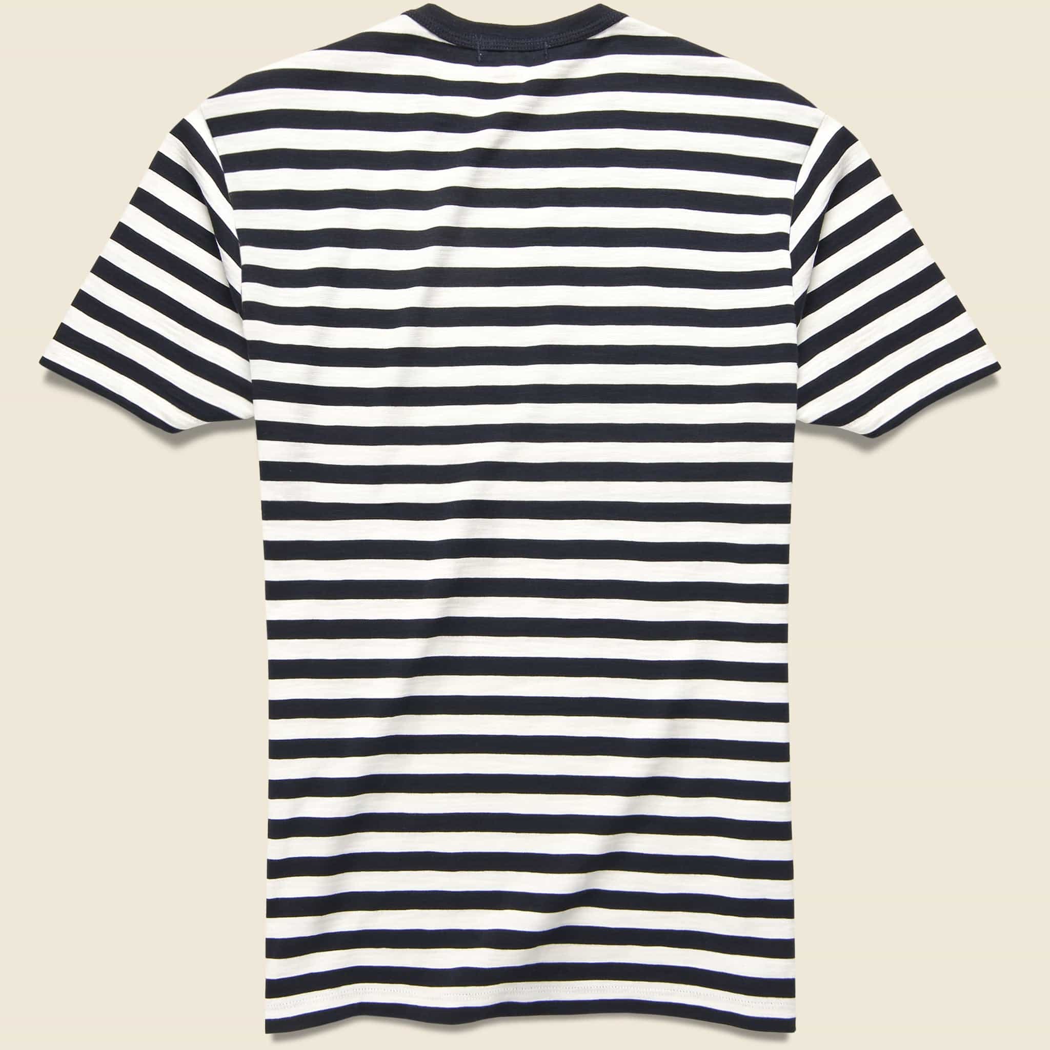 
                          Slub Stripe Tee - Navy/White - Alex Mill - STAG Provisions - Tops - S/S Tee
                        