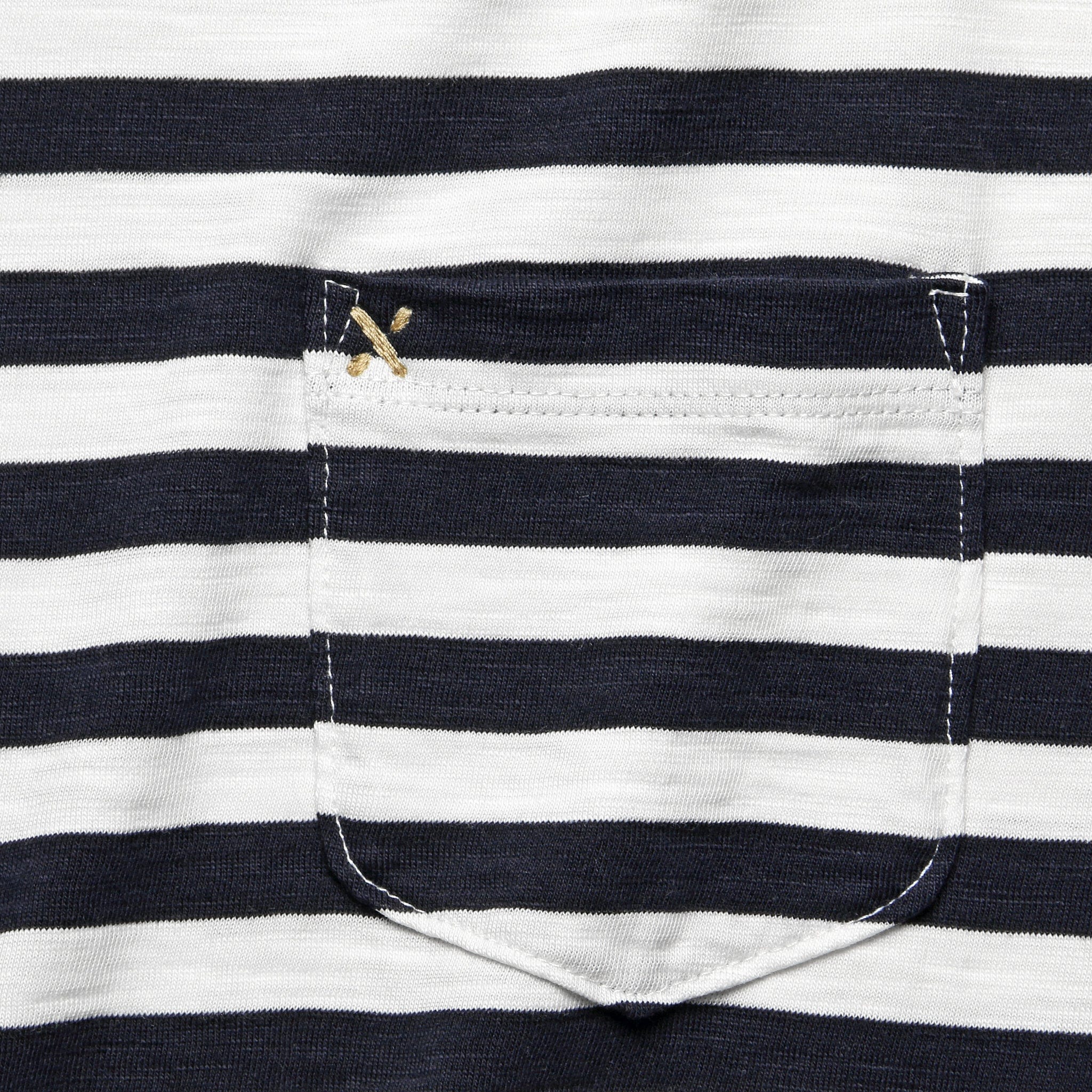 Slub Stripe Tee - Navy/White - Alex Mill - STAG Provisions - Tops - S/S Tee