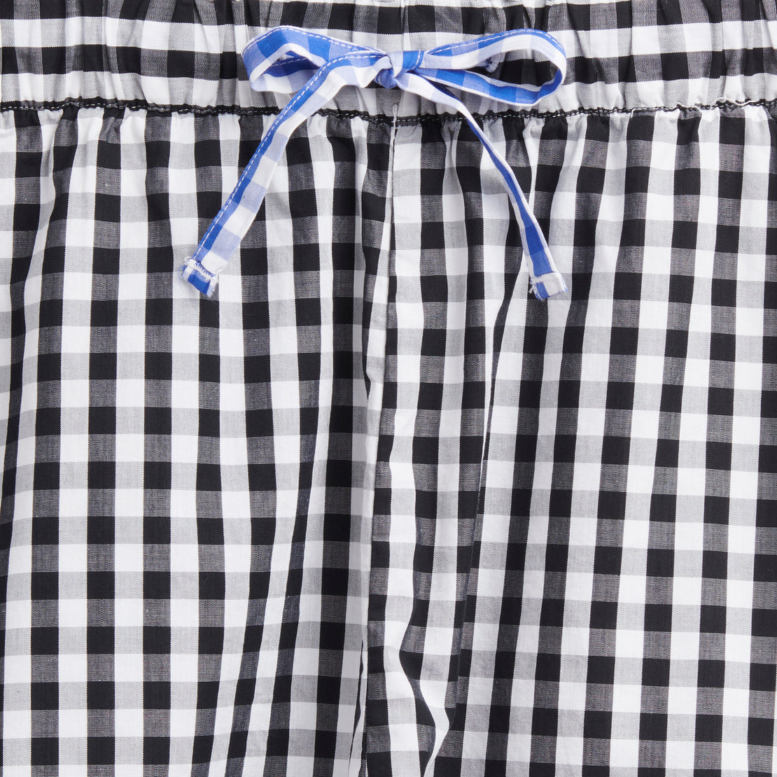 Sunny Gingham Pull-On Short - Black - Alex Mill - STAG Provisions - W - Shorts - Other