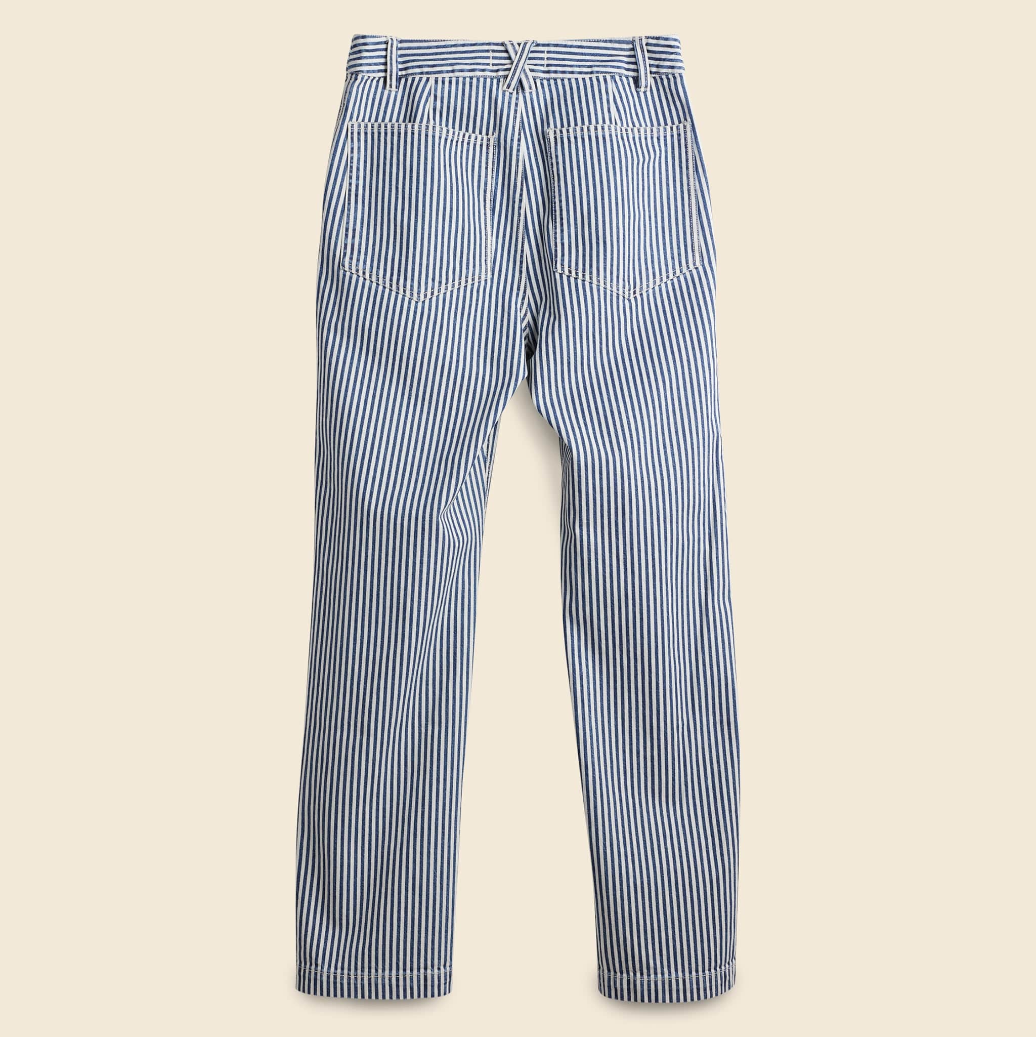 
                          Sullivan Pant - Indigo/Ivory Railroad Stripe - Alex Mill - STAG Provisions - W - Pants - Twill
                        