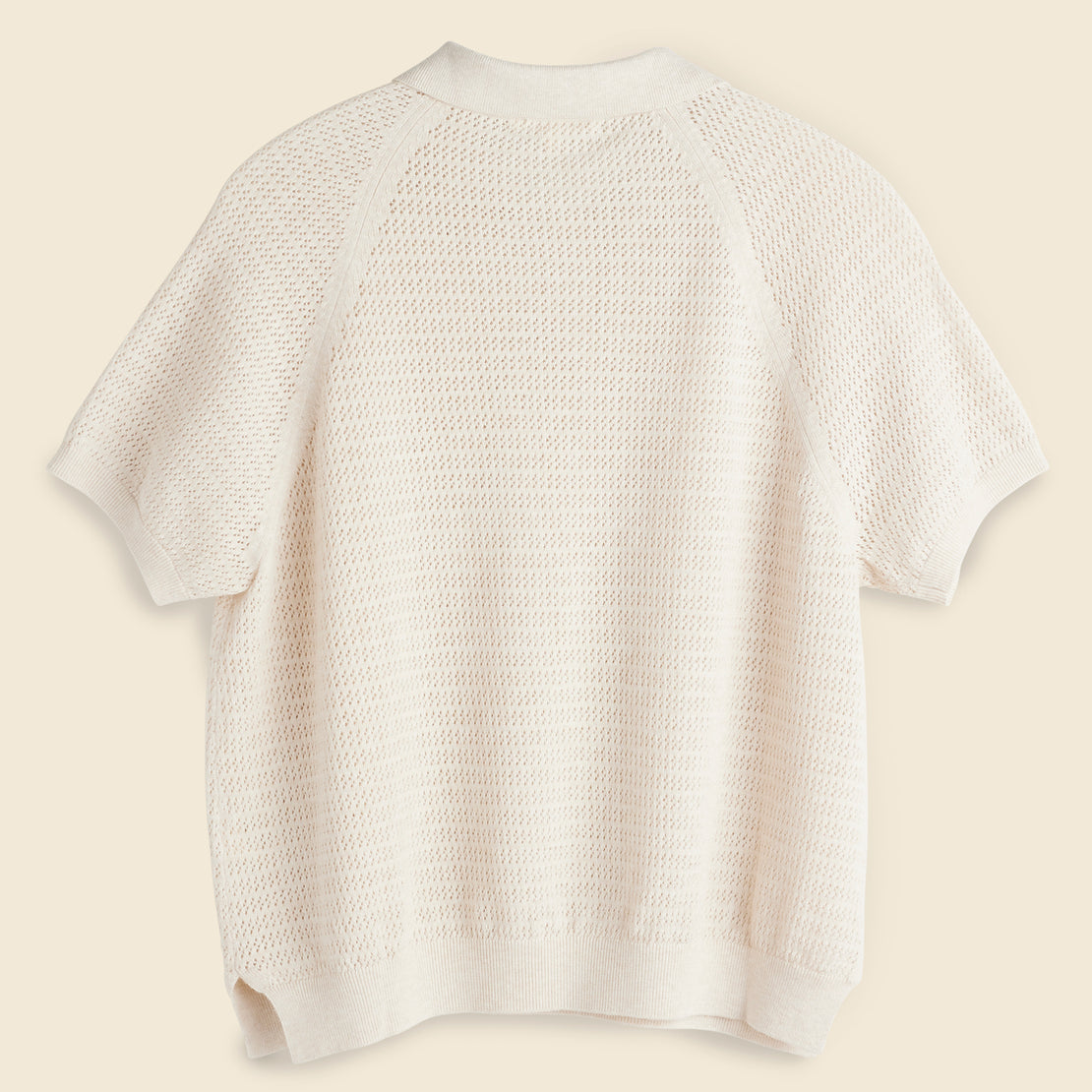 Zoe Sweater Polo - Ivory - Alex Mill - STAG Provisions - W - Tops - S/S Knit