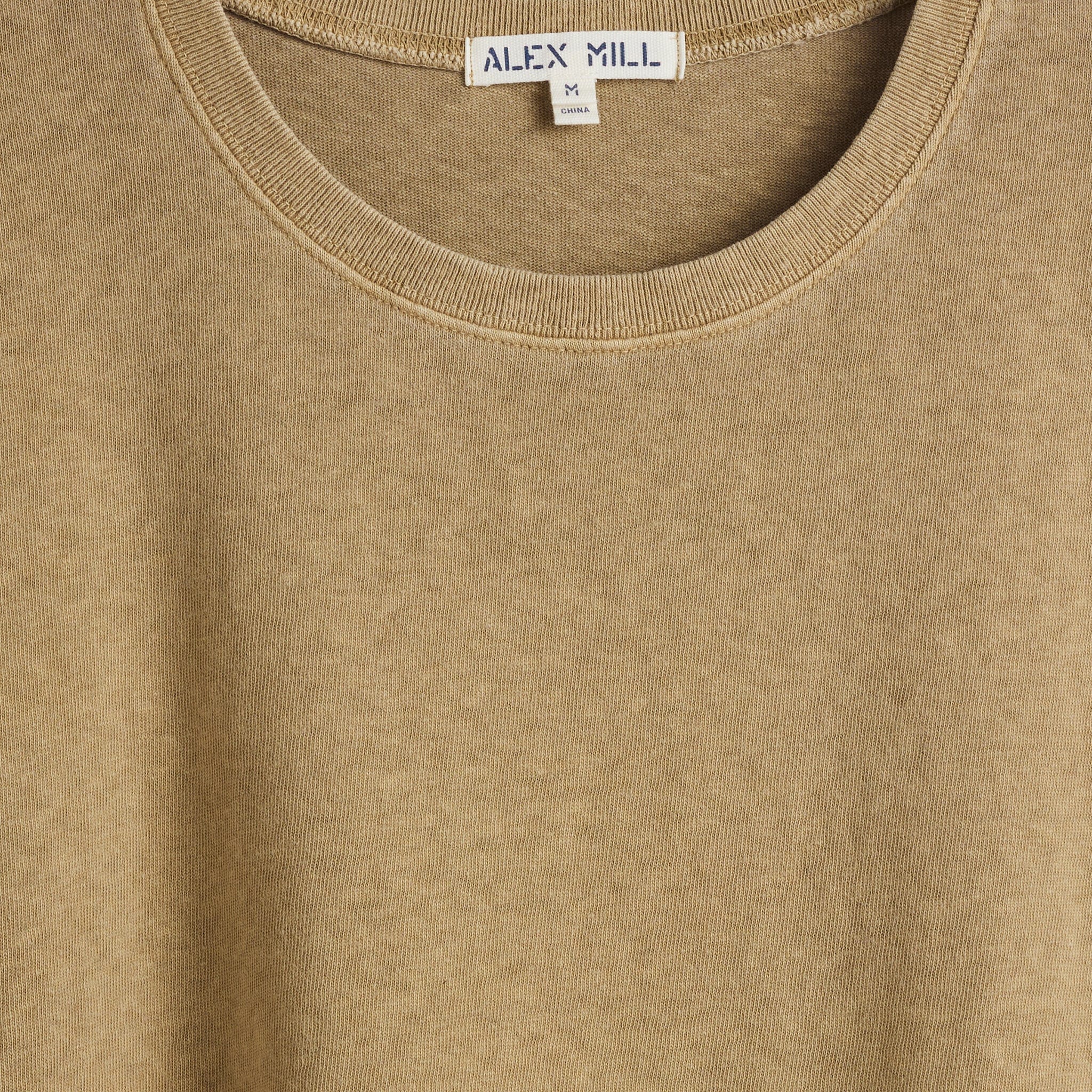 
                          Vintage Wash Crew Neck Tee - Vintage Khaki - Alex Mill - STAG Provisions - W - Tops - S/S Tee
                        