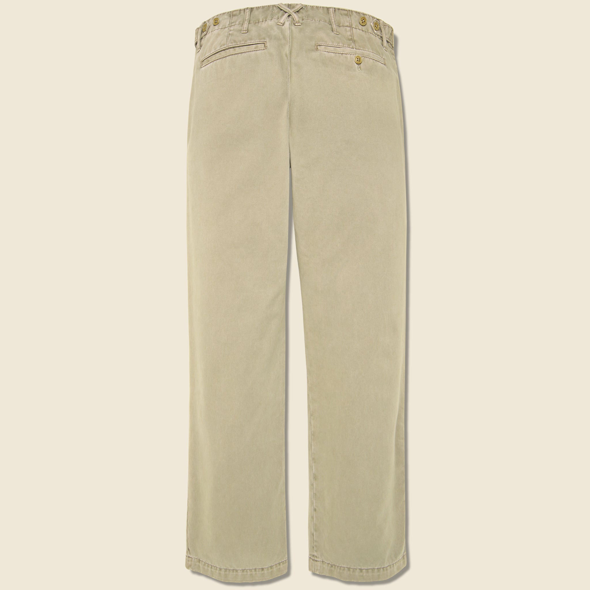 
                          Straight Leg Vintage Wash Chino - Faded Khaki - Alex Mill - STAG Provisions - Pants - Twill
                        