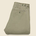 Straight Leg Vintage Wash Chino - Vintage Olive - Alex Mill - STAG Provisions - Pants - Twill