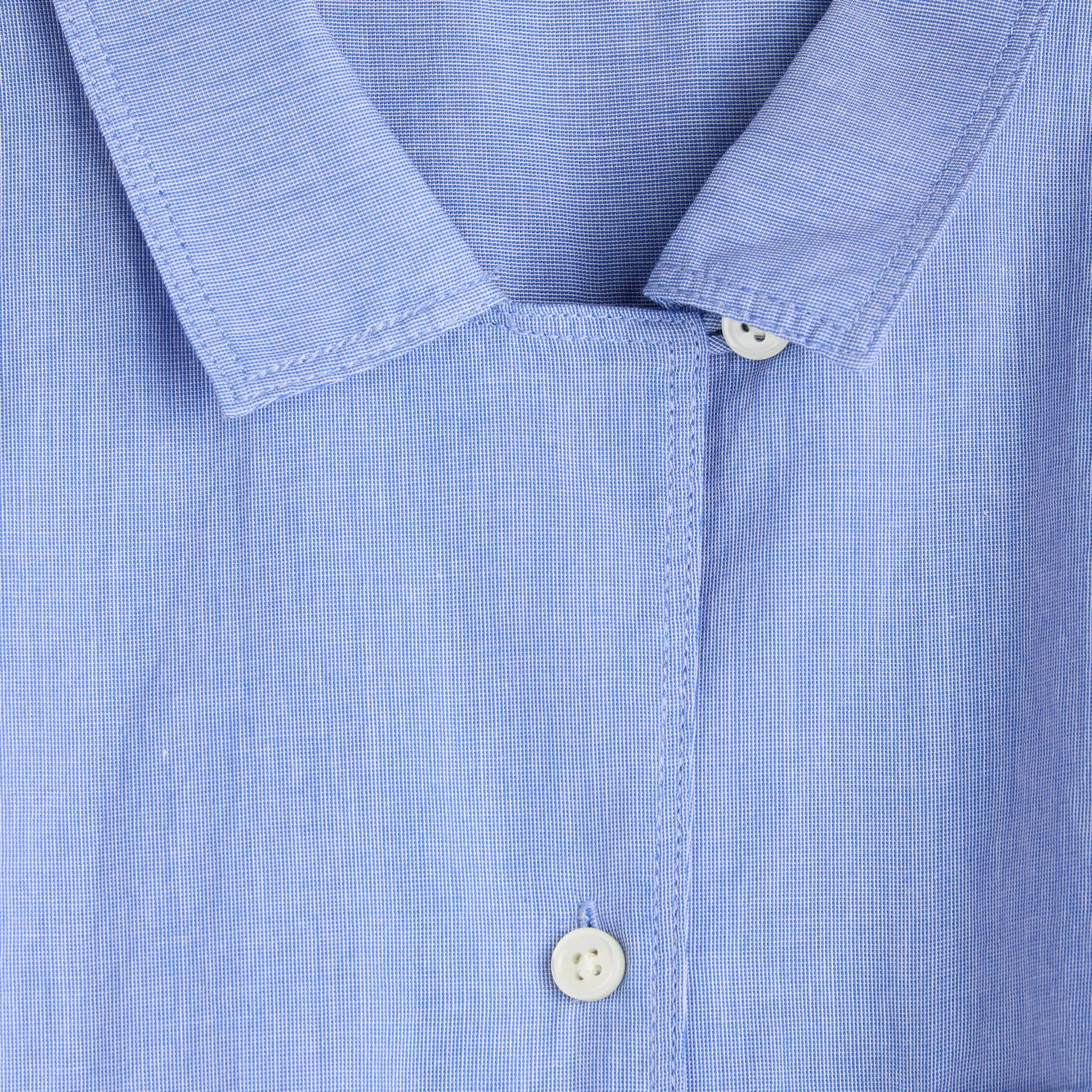 
                          Maddie Camp Shirt in End on End - Blue - Alex Mill - STAG Provisions - W - Tops - S/S Woven
                        