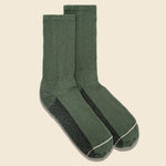 Recycled Marled Sock - Moss - American Trench - STAG Provisions - Accessories - Socks