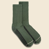 Recycled Marled Sock - Moss - American Trench - STAG Provisions - Accessories - Socks
