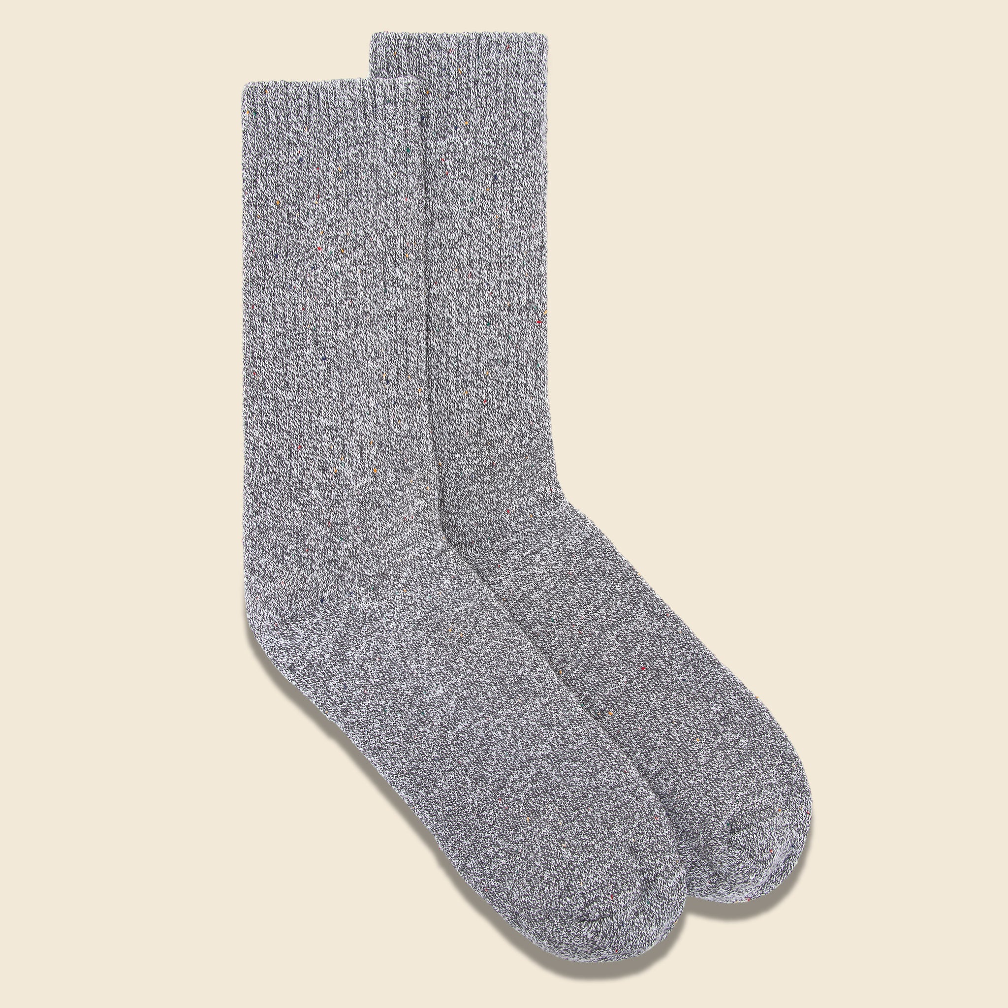 
                          Recycled Marled Sock - Grey - American Trench - STAG Provisions - Accessories - Socks
                        