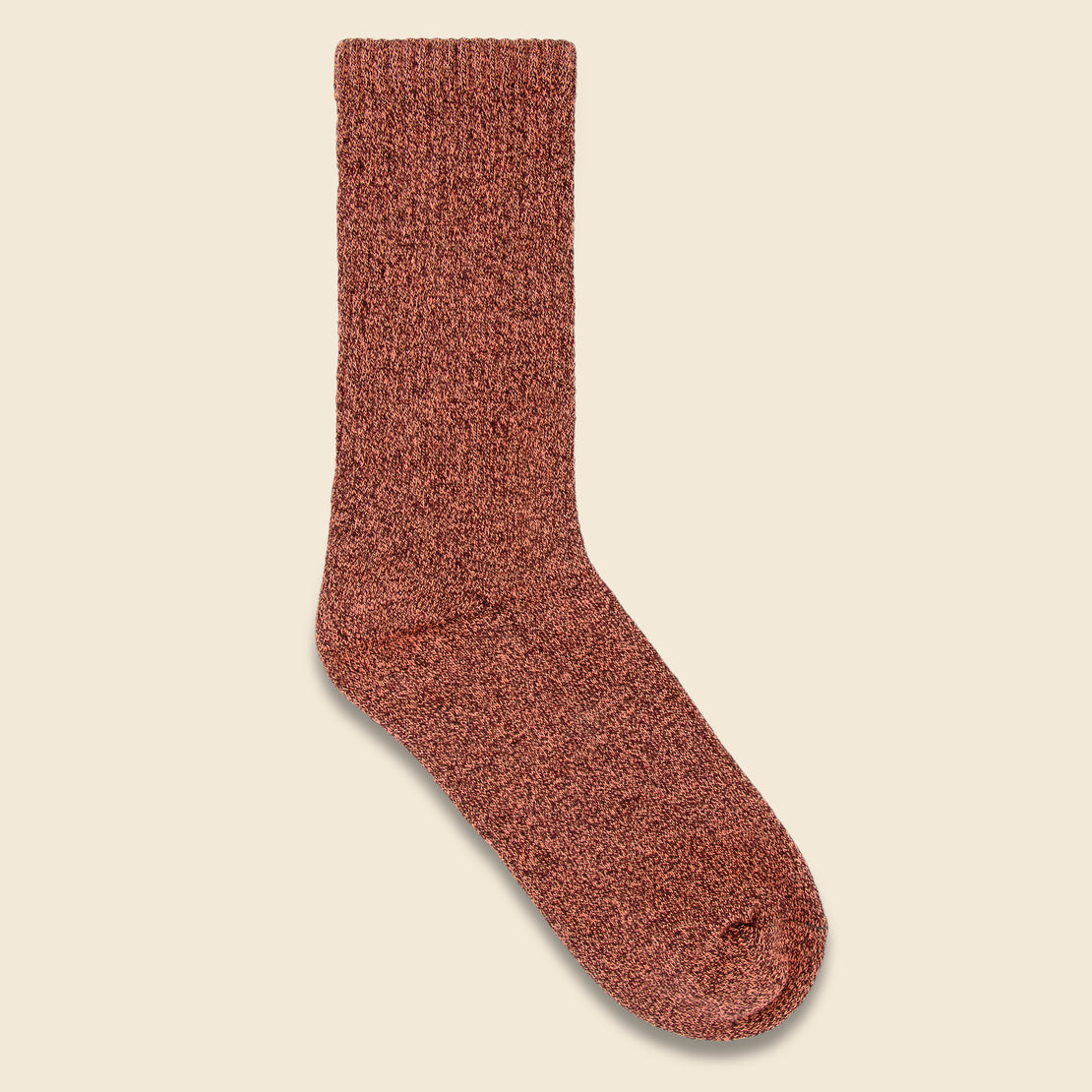 American Trench Recycled Marled Sock - Sienna Marl