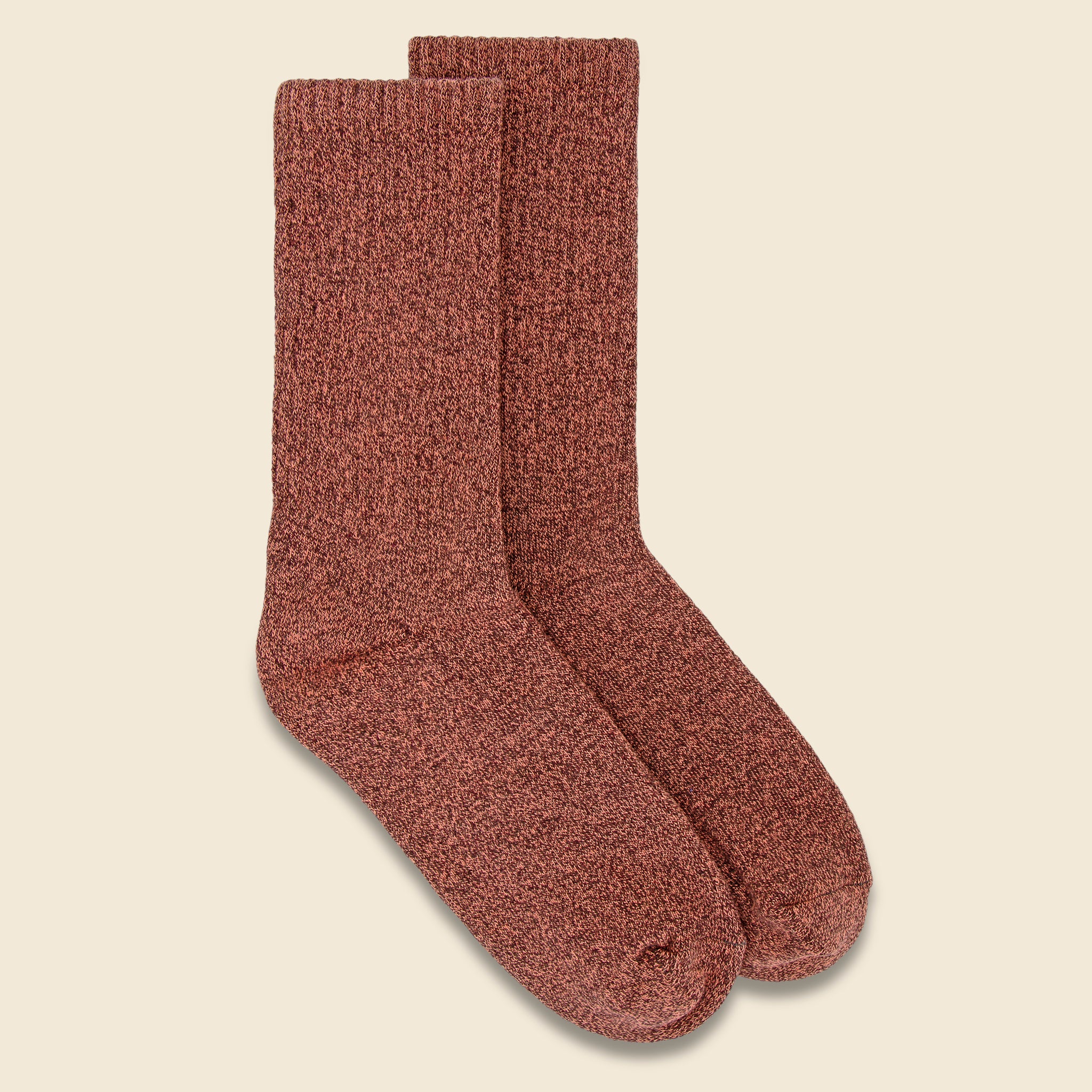 
                          Recycled Marled Sock - Sienna Marl - American Trench - STAG Provisions - Accessories - Socks
                        